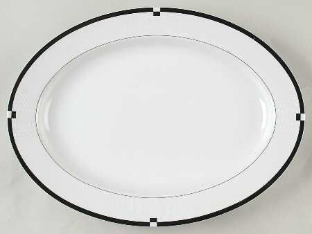 Midnight 14" Oval Serving Platter