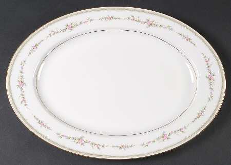Millbrooke 14" Oval Serving Platter by Mikasa