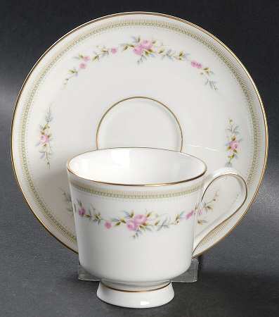 Millbrooke Footed Demitasse Cup & Saucer Set