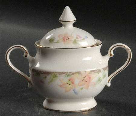 Morning Glory Sugar Bowl & Lid
