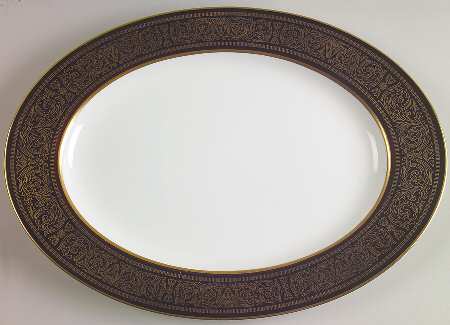 Mount Holyoke 12" Oval Serving Platter