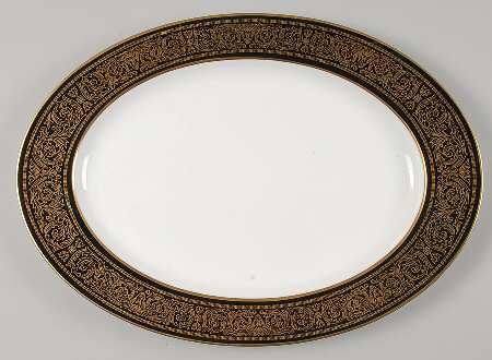 Mount Holyoke 14" Oval Serving Platter