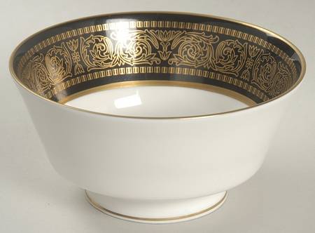 Mount Holyoke Footed Cream Soup Bowl