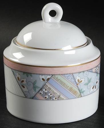 Mulberry Sugar Bowl & Lid by Mikasa