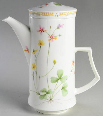 Nature's Garden Coffee Pot & Lid
