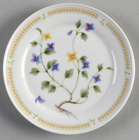 Nature's Garden Bread & Butter Plate