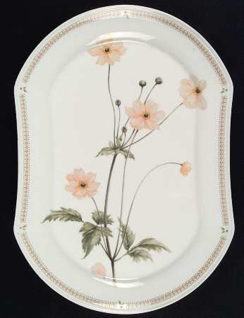 Nature's Garden 14" Oval Serving Platter