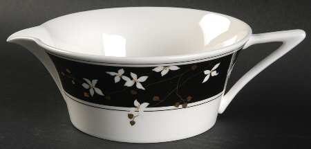 Night Blossoms Gravy Boat