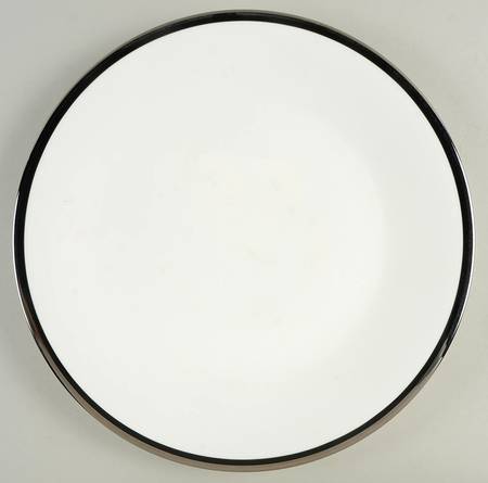 Noir Platinum 12" Chop Plate (Round Platter) by Mikasa