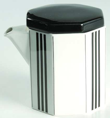 Octet Black Creamer & Lid