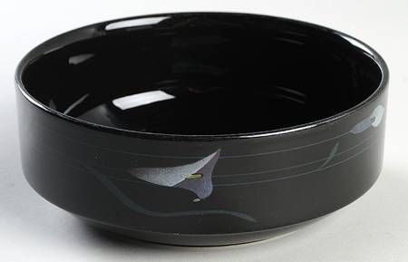 Opus Black Coupe Cereal Bowl
