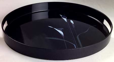 Opus Black Plastic Serving Tray