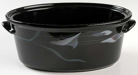 Opus Black 2 Quart Oval Casserole No Lid