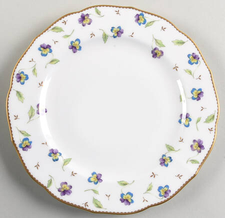 Pansy Parade Salad Plate