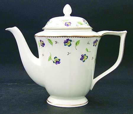 Pansy Parade Coffee Pot & Lid