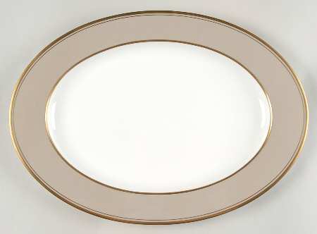Parchment 15" Oval Serving Platter