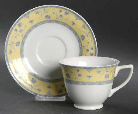 Parisienne Footed Cup & Saucer Set