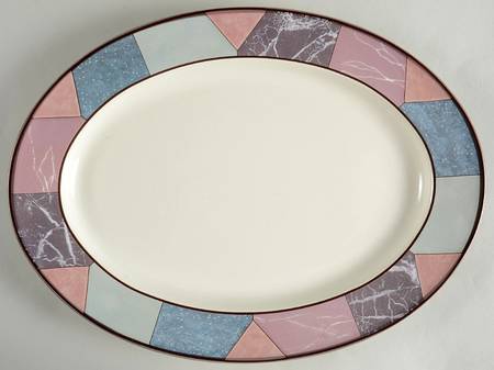 Piazza 15" Oval Serving Platter
