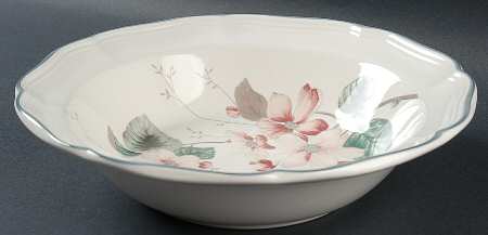 Pink Dogwood 9" Round Vegetable Bowl