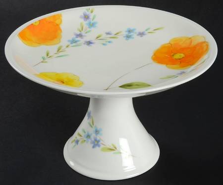Poppy Love Round Compote (Height X Width)