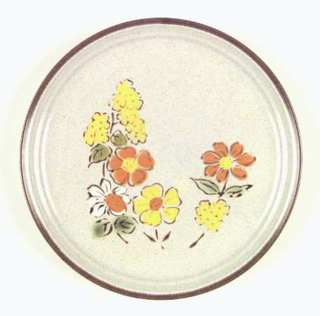Posies Salad Plate