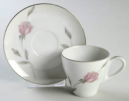 Primrose Flat Demitasse Cup & Saucer Set