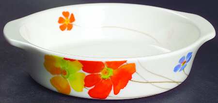 Pretty Posies Lugged Soup Bowl