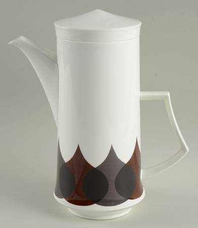 Rain Flower Coffee Pot & Lid