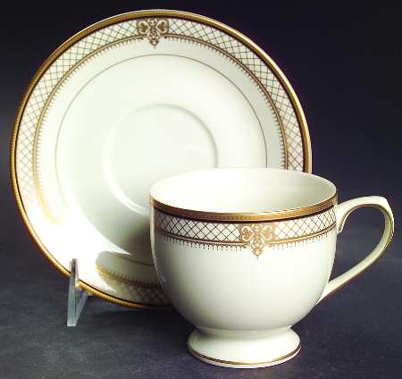 Regal Court Footed Cup & Saucer Set
