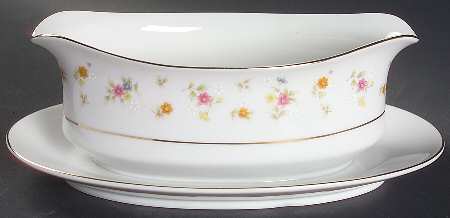 Remembrance Gravy Boat with Attached Underplate
