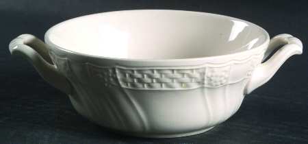 Renaissance White Flat Cream Soup Bowl