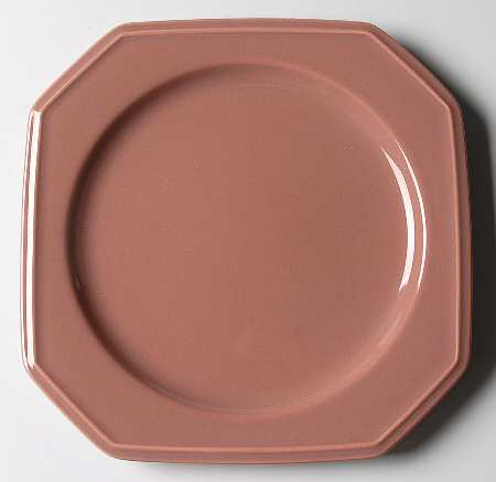 Rose Gray Salad Plate