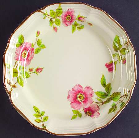 Rose Petals Salad Plate