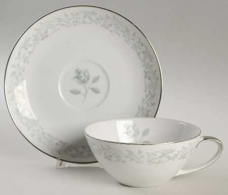 Rosemont Flat Cup & Saucer Set