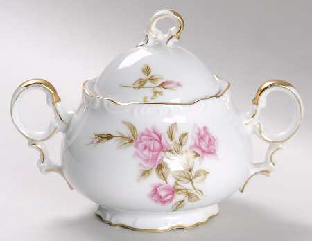 Rosetta Sugar Bowl & Lid