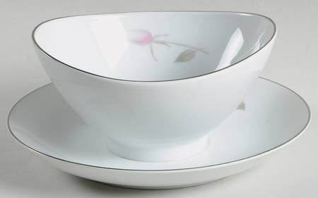 Roxane Gravy Boat with Attached Underplate by Mikasa