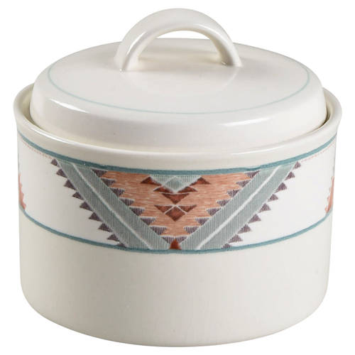 Santa Fe Sugar Bowl & Lid