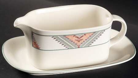 Santa Fe Gravy Boat & Underplate (Relish/Butter)