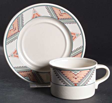 Santa Fe Jumbo Cup & Saucer Set