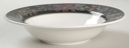 Serene Garden Rim Fruit/Dessert (Sauce) Bowl