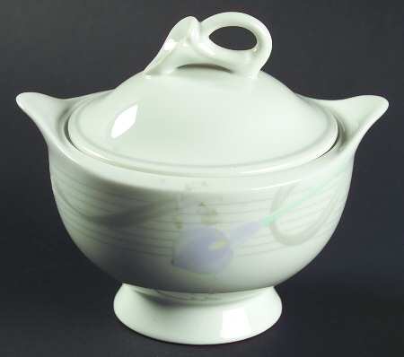 Serenade Lavender Sugar Bowl & Lid
