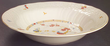 Shangri-La (D1001, Fine Ivory) 10" Round Vegetable Bowl