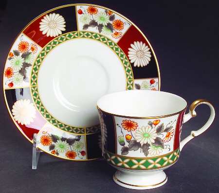 Shogun Footed Cup & Saucer Set