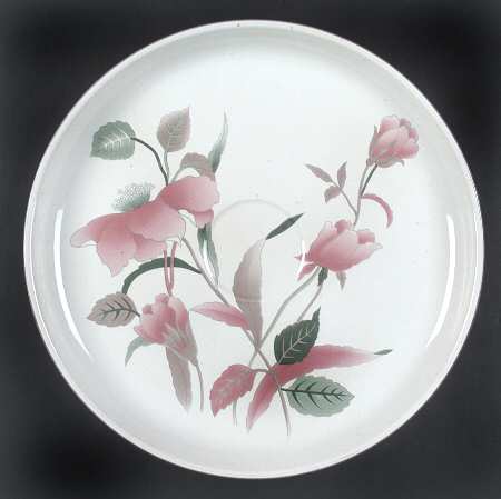 Silk Flowers Chip & Dip-Plate