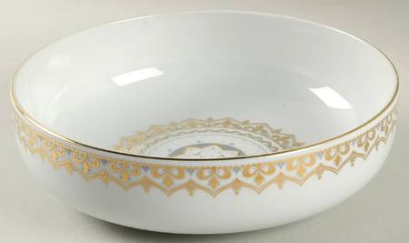 Snowflake 8" Round Vegetable Bowl
