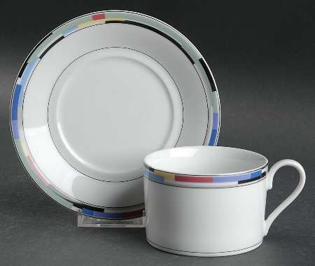Flat Cup & Saucer Set