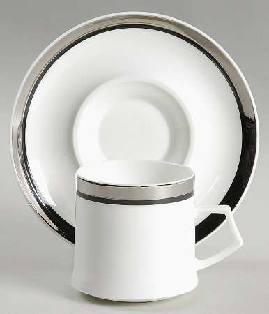 Solitude Flat Demitasse Cup & Saucer Set