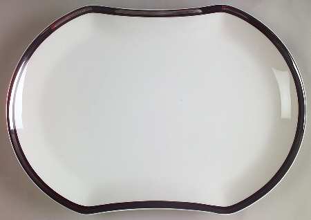 Solitude 14" Oval Serving Platter