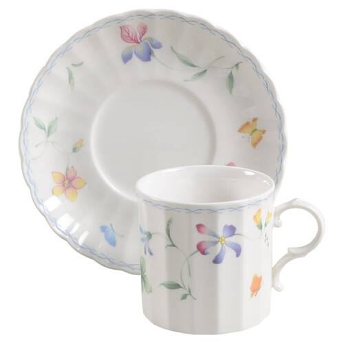 Sorrento Flat Cup & Saucer Set