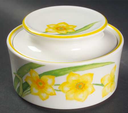 Spring Beauty Sugar Bowl & Lid